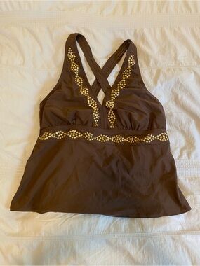 Y2K Embellished tankini top